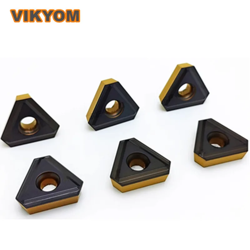 10 Pcs Cylinder Hydraulic Scraping Rolling Scraping Rolling Cutter Deep Hole Boring Drilling Insert TPHX3306 CNC Tool