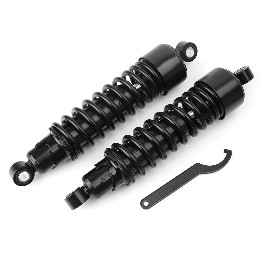 

Black CNC Universal 298mm 12'' Motorcycle ATV Scooter Rear Shock Absorbers Suspension Cushion for Haley Sportster 883 Roadster