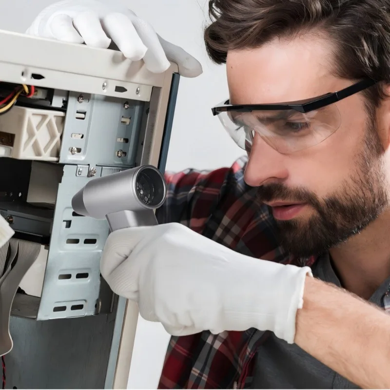 2025 مروحة توربو عنيفة عالية السرعة في الهواء الطلق مجفف شعر محمول باليد إزالة الغبار والاحتراق