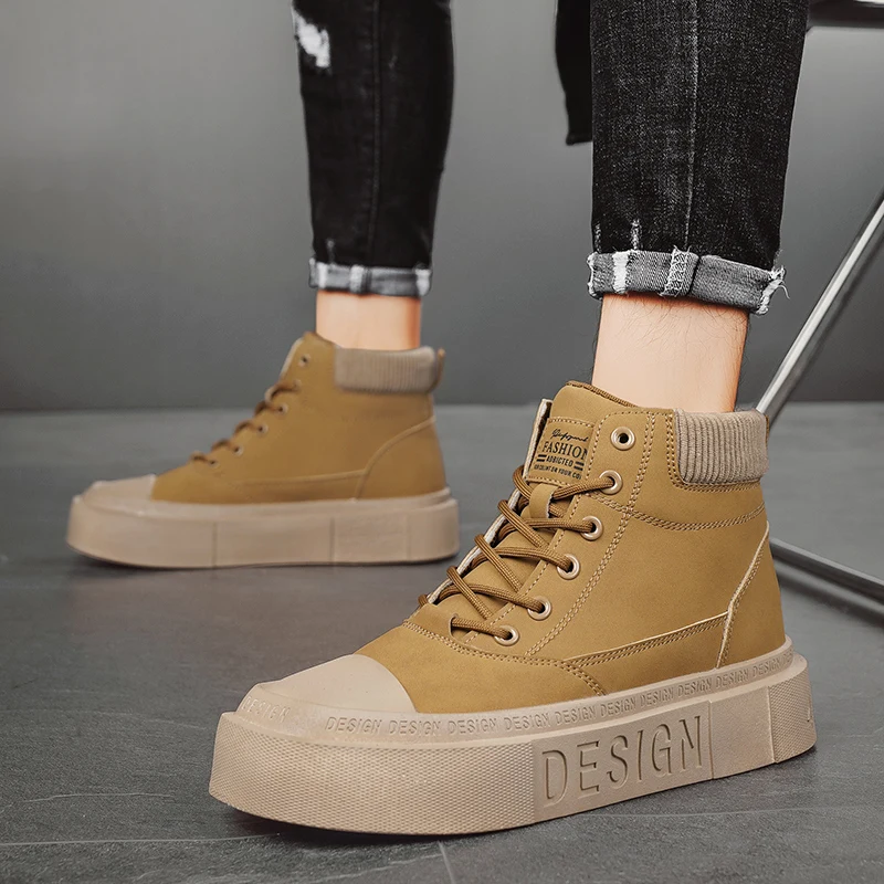 

Мужская обувь, трендовая универсальная спортивная обувь для отдыха на открытом воздухе, противоскользящая износостойкая обувь для доски, модная брендовая рабочая одежда в стиле ретро, модная обувь