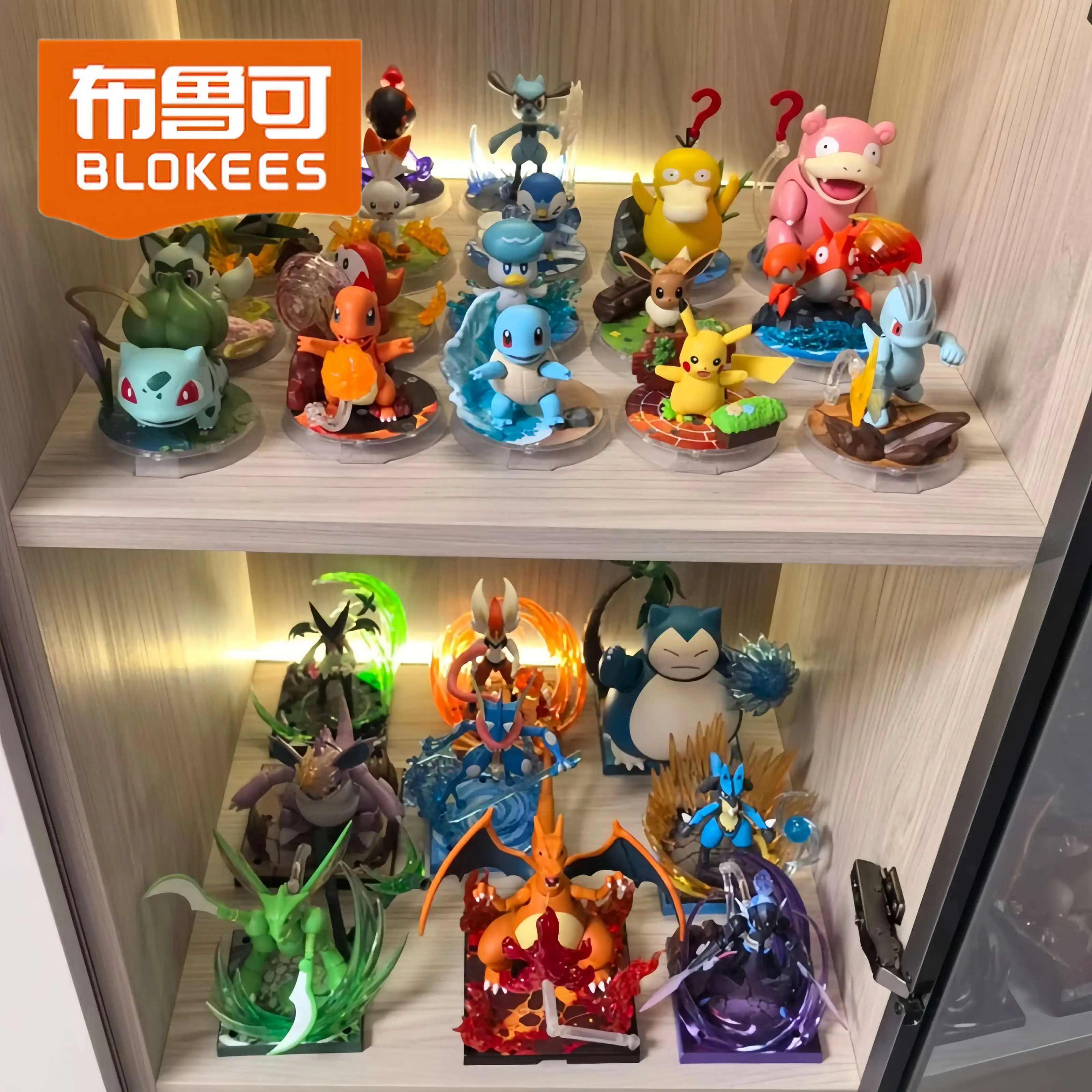 マッチャンプ-ニドキング-ブロキーズ-オリジナルポケモンアクションフィギュア-ファンタスティッククラスモデル-アニメ周辺機器コレクションおもちゃ-クリスマスギフト