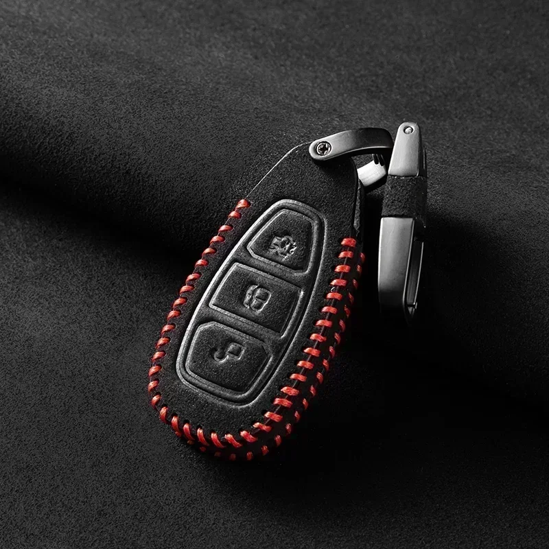Funda para llave de coche de 3 botones para Ford c-max Mondeo Kuga Fiesta titanio Ford Focus 3 4 ST MK3 MK4 funda para mando a distancia