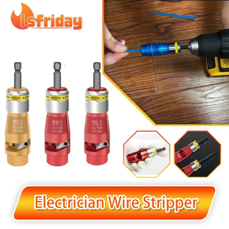 Electric Wire Stripper For Fast Stripping Tool Al Electric  Peeling Machine For Power Drill Driver  Stripping Tool