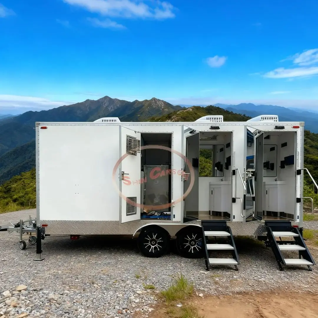 Mobile Movable Bathroom Toilet Temporary Construction Site Environmental-Friendly Waterproof Portable