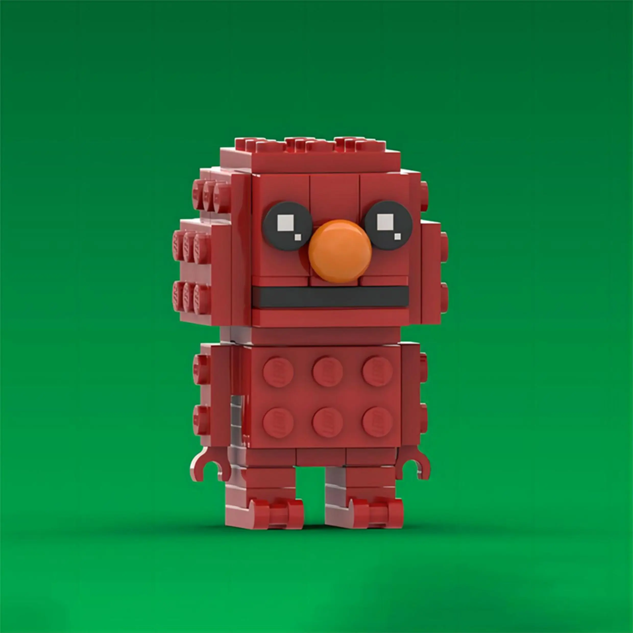 漫画アニメトレンディ人形ビルディングブロック MOC Brickheadz クリエイティブ動物ロボット漫画のキャラクターアセンブリモデルパズルおもちゃギフト