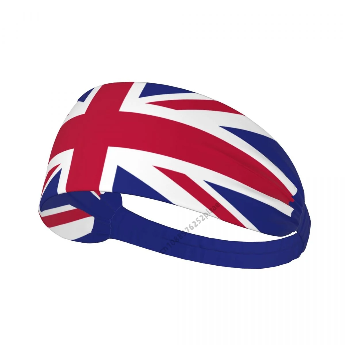 

United Kingdom UK Britain Flag Men Women Bands Elastic Wide Headbands For Yoga Sports Fitness Exercise Tennis Gym Dance Athletic