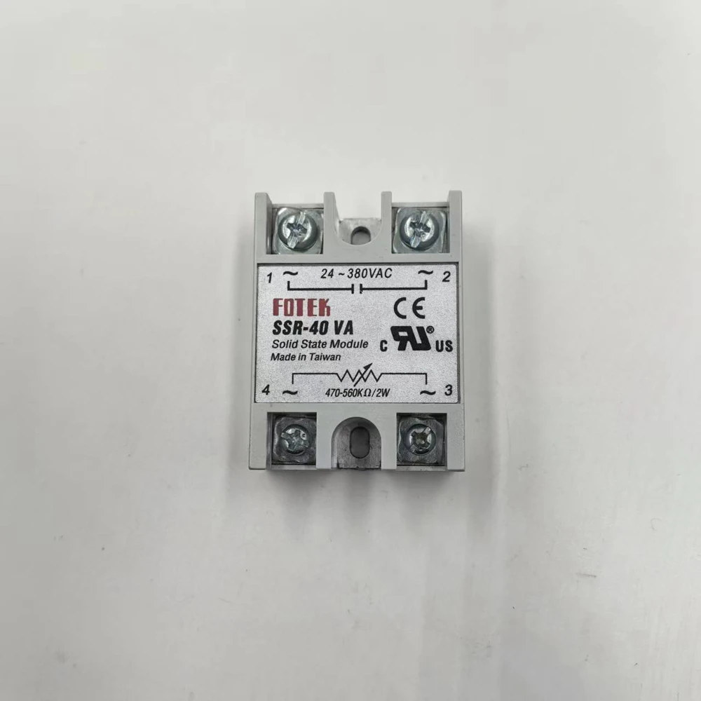 Твердотельное реле SSR-(40VA 10VA 15VA 25VA 50VA 60VA 75VA 80VA 100VA)-H 470-560 кОм до 24-380(90-480)VAC, регулятор сопротивления