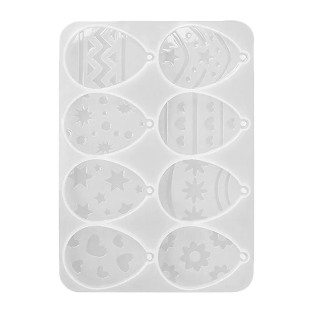 

High-Quality Silicone Jewelry Mold for DIY Epoxy Resin Pendants Earrings Charms Easter Drop Shape Pendant Casting Mold Silicone