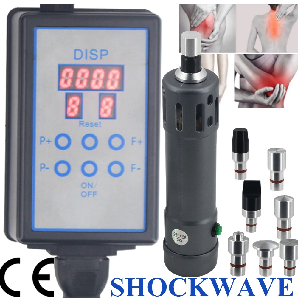 Professional Shock Wave Therapy Machine Newest Chiropractic Gun For ED Treatment Pain Relief Shockwave Muscle Portable Massager