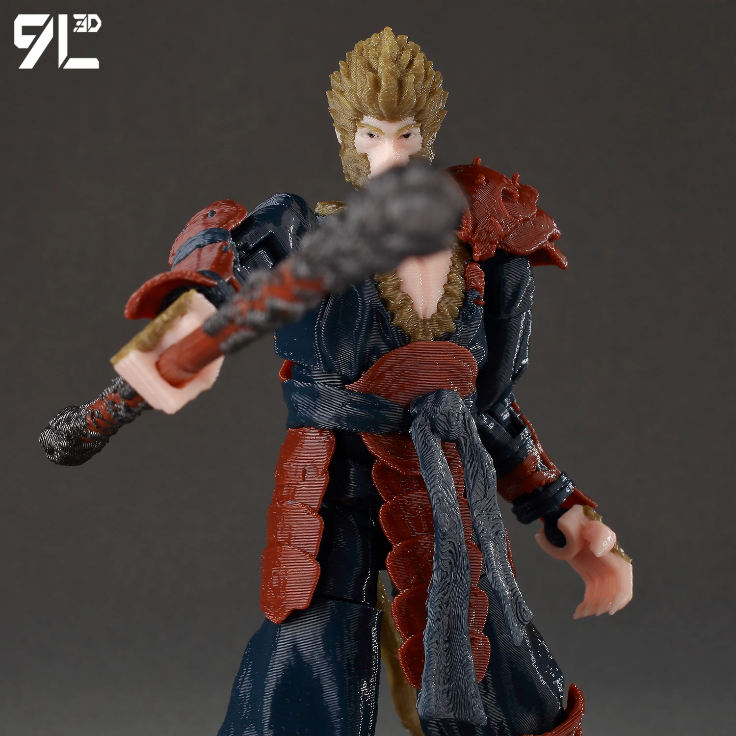 9L3D Lucky13 Figure Dummy13 T13 Anime Action Wukong Cloud Ride modèle mythe noir inspiré support volant décor bureau Collection jouets