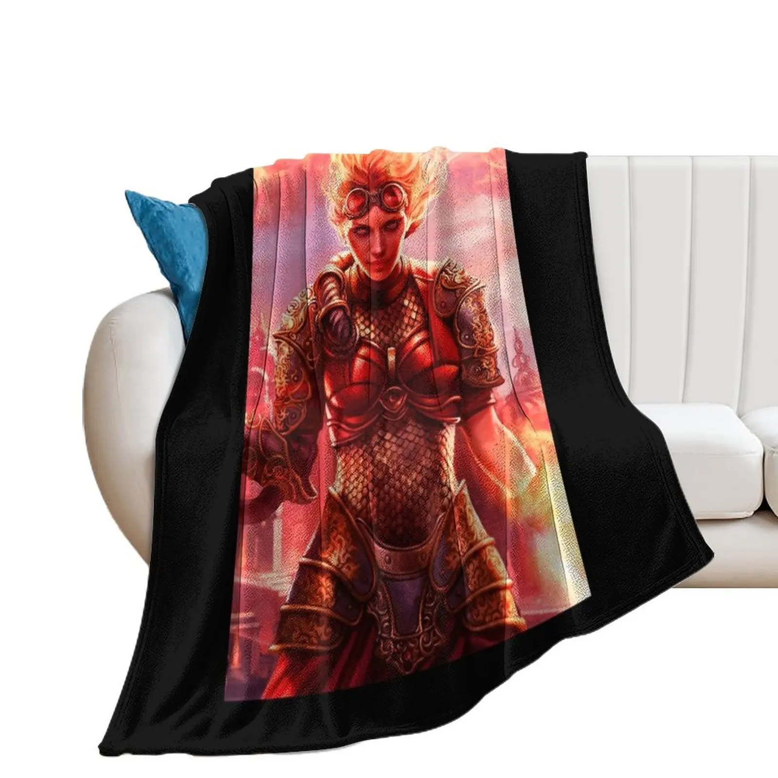 

Chandra - Queen of Fire Throw Blanket For Decorative Sofa Stuffeds Baby Flannels Blankets