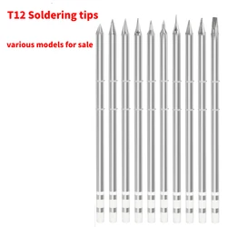 T12 Soldering Iron Tips Electric Welding Tool T12-D08 C4 D16 D24 For Universal T12 Welding Station Digital