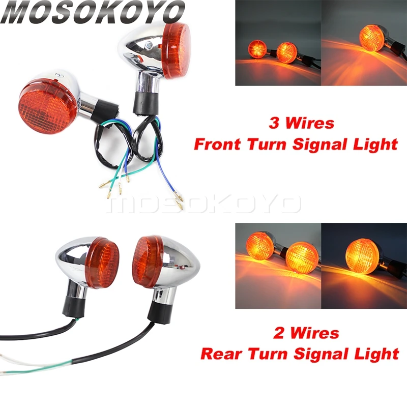 E13 Turn Signals Light Motorcycle Turn Signal Indicator Flashing Amber Lamp Blinkers For Honda Shadow 750 VT750 VT 750 400 04-07