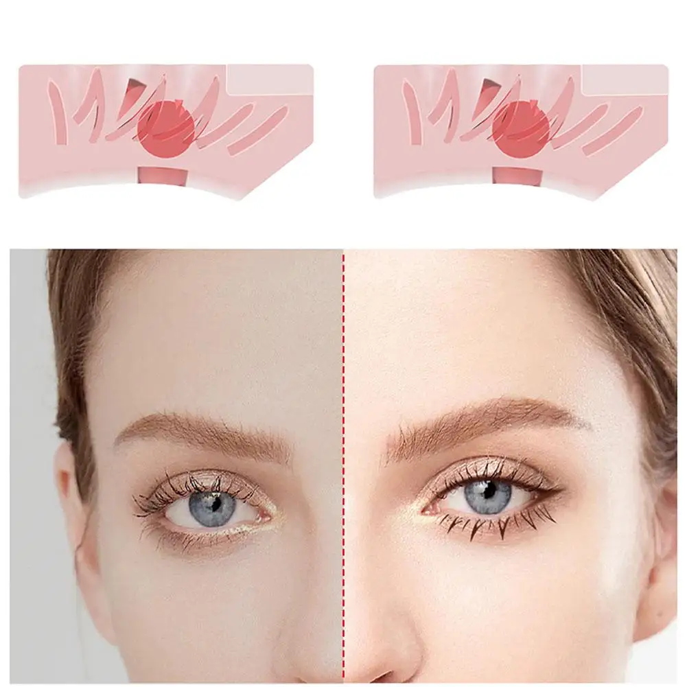 Siliconen Wimper Stempels Eye Make-Up Tool Diy Natuurlijke Simulatie Lagere Wimper Stempel Wimpers Extensions Goed Maken Voor Beginner F1m7