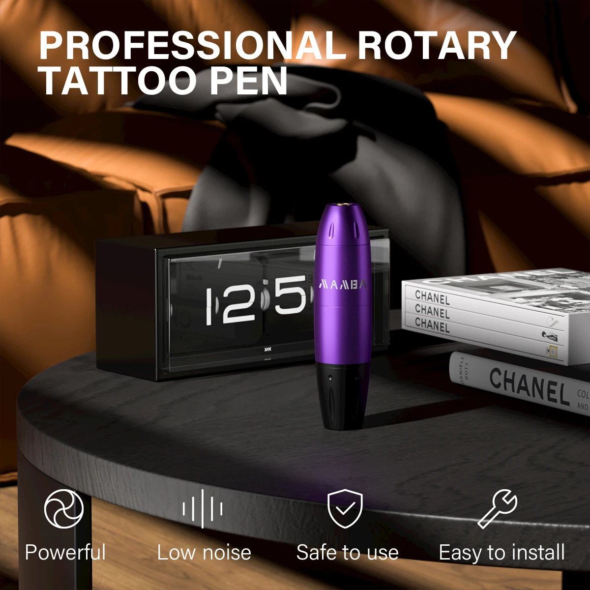 Mamba Professional Tattoo Machine Kit Rotary Tattoo Pen With Power Supply Inks Pigment Tattoo Body Art Tool Set For Beginners