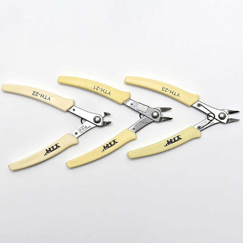 Cutting Pliers Diagonal Pliers Nipper Side Snip Cable Wire Cutter Clamp YTH-23 Mini Electronic Hand Tool Cutters