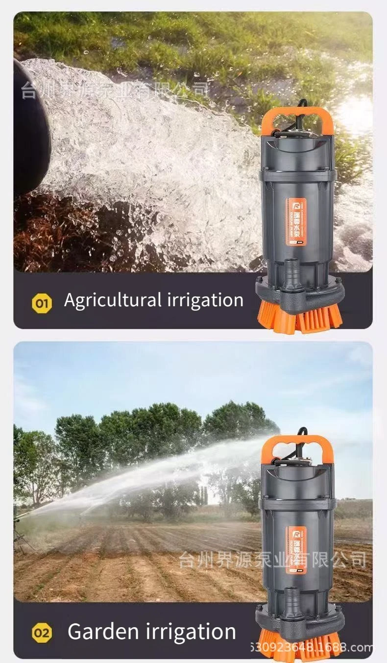 370/550/750/1100/1500W Nieuwe QDX Agrarische Dompelpomp voor Landbouw 220V High Flow Huishoudelijke Kleine Goed Waterpomp