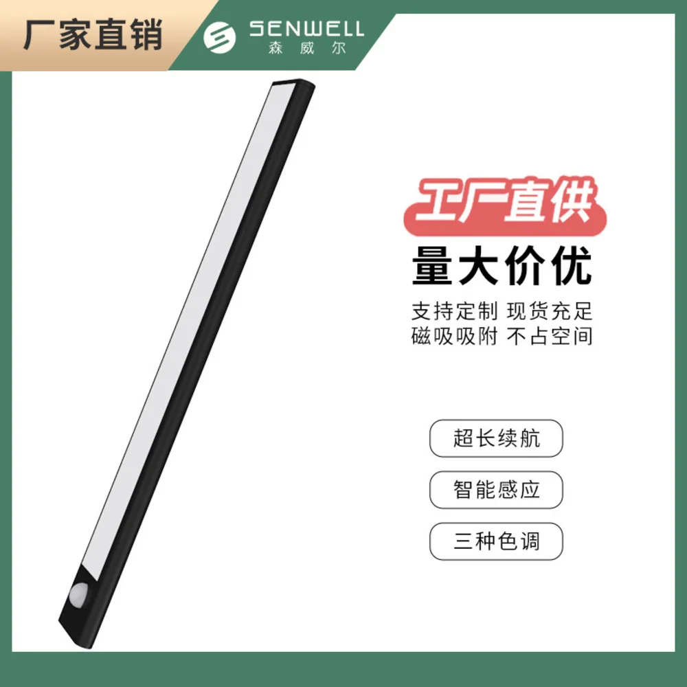 Ultra Thin Hand Scanning Induction Cabinet Light Usb Charging Human Body Small Night Led Wall Minimalist