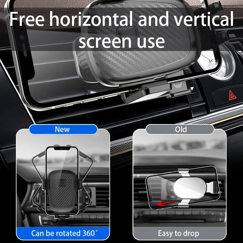 Car Phone Holder Bracket Accessories Interior Auto Air Outlet Cellphone Support Parts Phone Stand Base Fixing Clip image 6