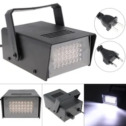 32 LED White Strobe Lights Voice Control Disco DJ Bar KTV Party Holiday Music Club Sound Activated Flash Stage Lighting Effect
