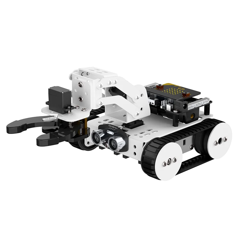 Microbit Graphical Programmable Robot Qtruck Creator Education Crawler Patrol Handling Intelligent Carts