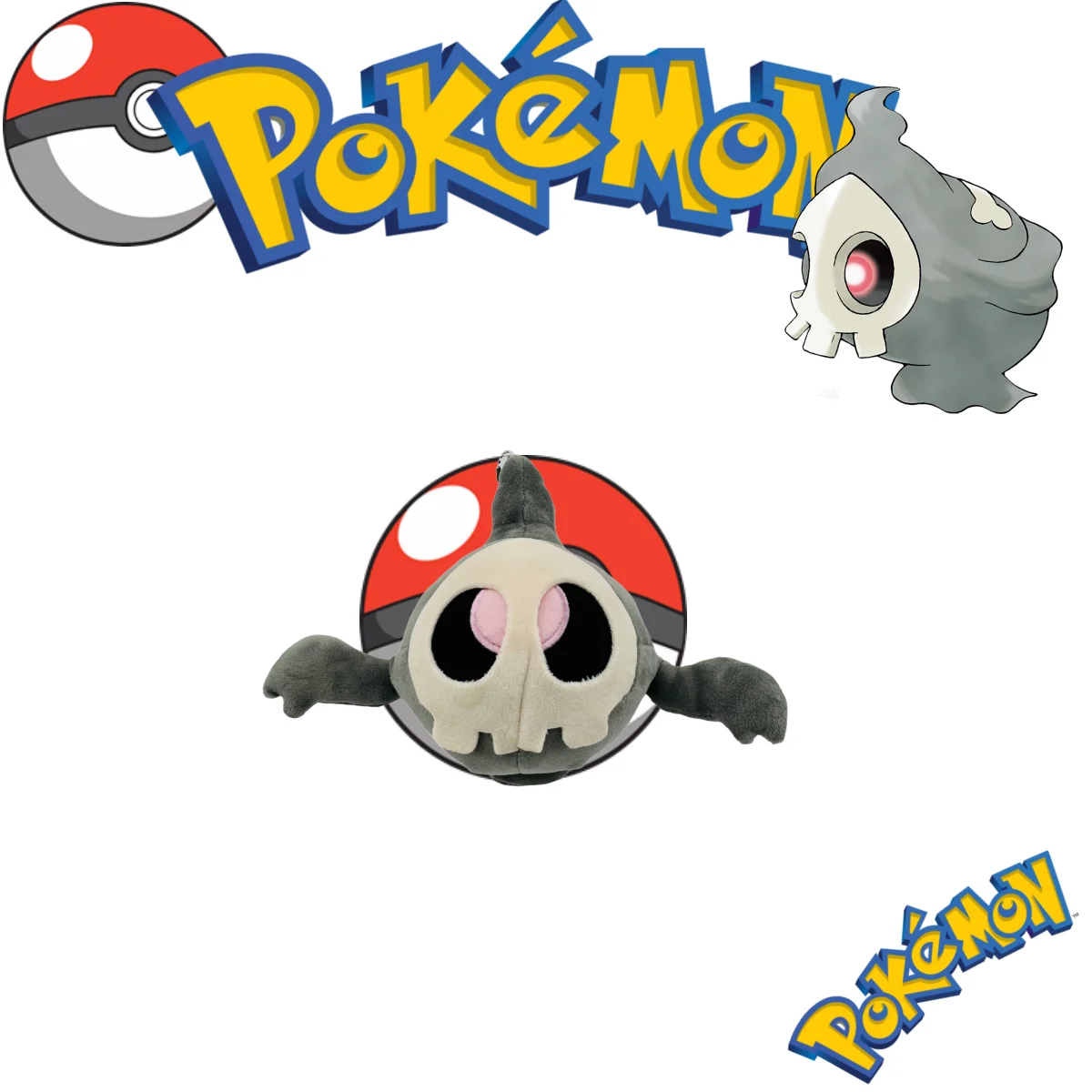 

Плюшевая кукла Pokemon Pikachu Duskull Dusclops Dusknoir, игрушка Ceruledge Darkrai Incineroar Calyrex Terapagos