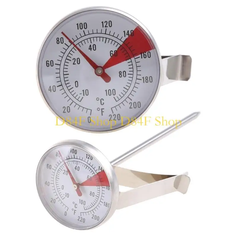 D84F Stainless Steel Thermometer Cooking Oven BBQ Milk Probe Gauge 100°C