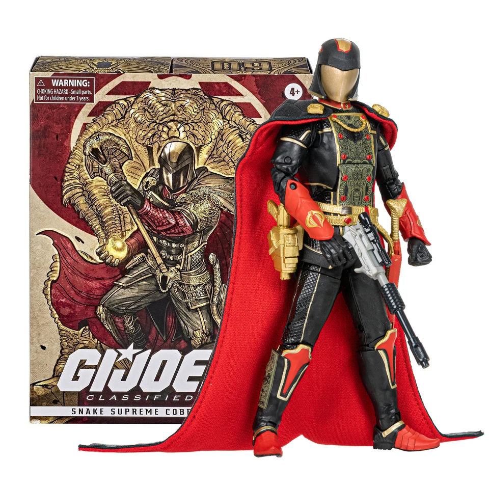 G.I.Joe Classified Cobra Commander Action Figures Ko Snake Suprem