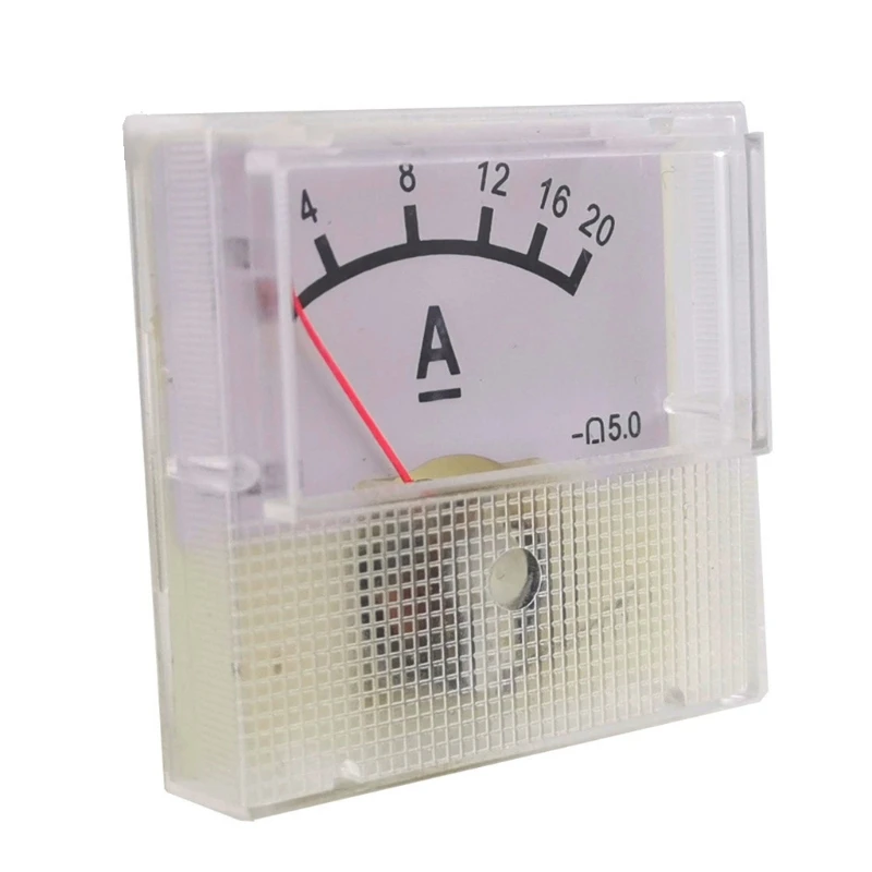 Mechanical Type Ammeter for Dc Analog Current Meter Panel Plastic Gauge