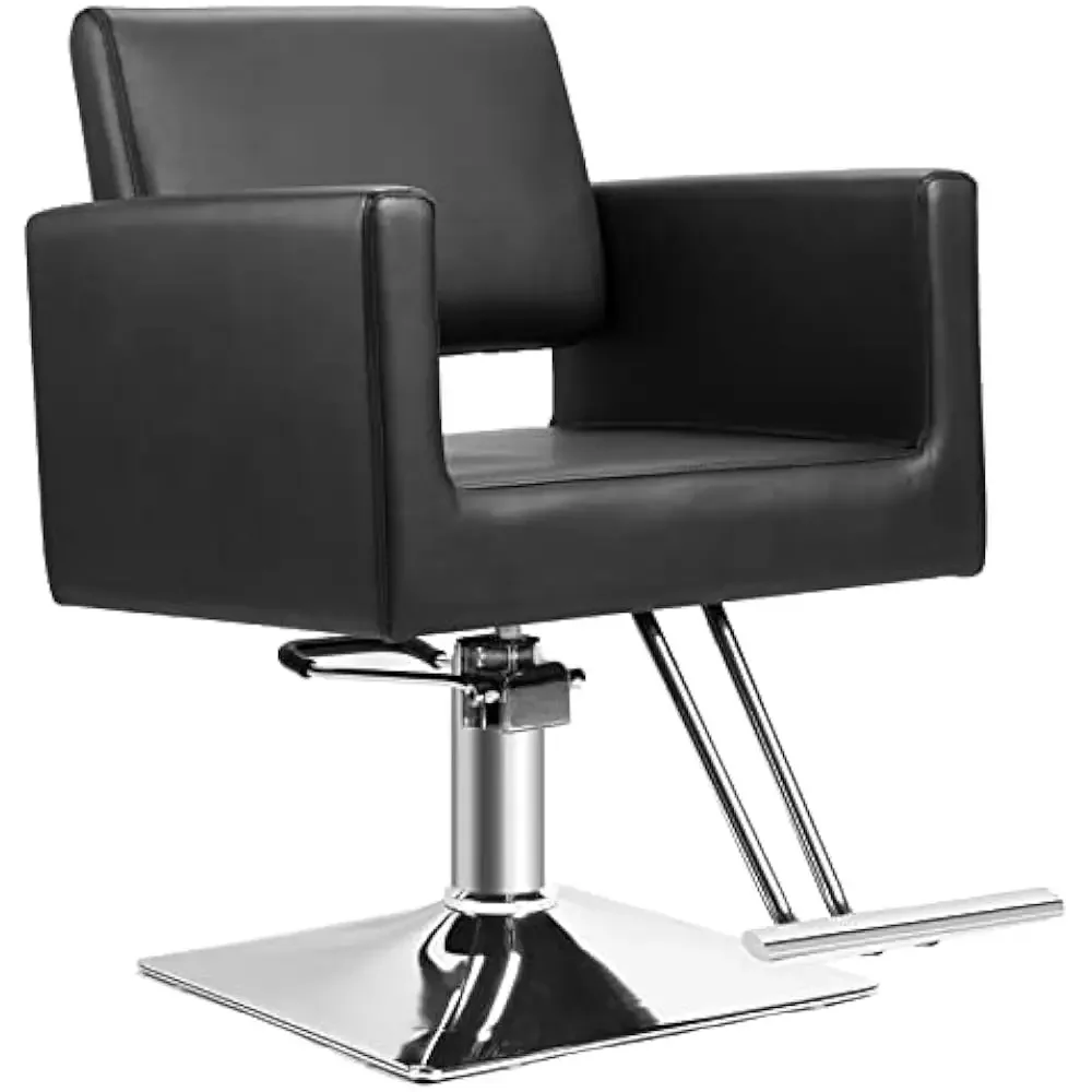 

Barber Salon Chair with Heavy Duty Hydraulic Pump, 360° Swivel Adjustable Spa Beauty Equipment, Hair Stylist Women Man