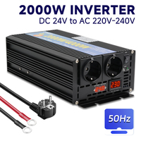 LVYUAN UPS Inverter 2000w/4000W Charger DC 12V 24V AC 110V 220V 230V Off Grid Power Converter Pure Sine Wave Inverter