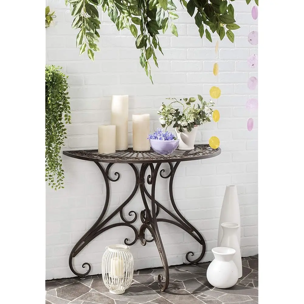 

Outdoor Collection Annalise Antique White Accent Table