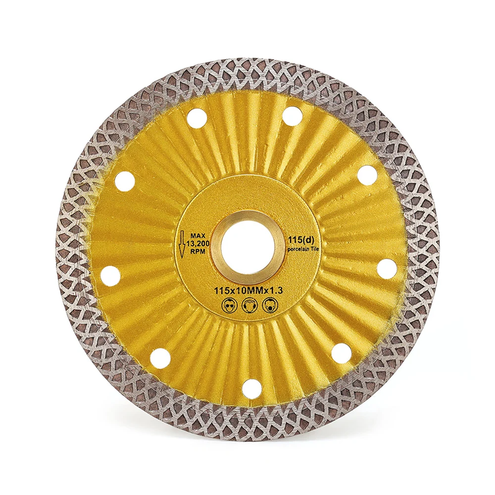 

4.5“Diamond 115mm Hot Pressed Diamond Cutting Disc Narrow Turbo Saw Blade Artificial Stone Quartz Ceramic Tile Granite