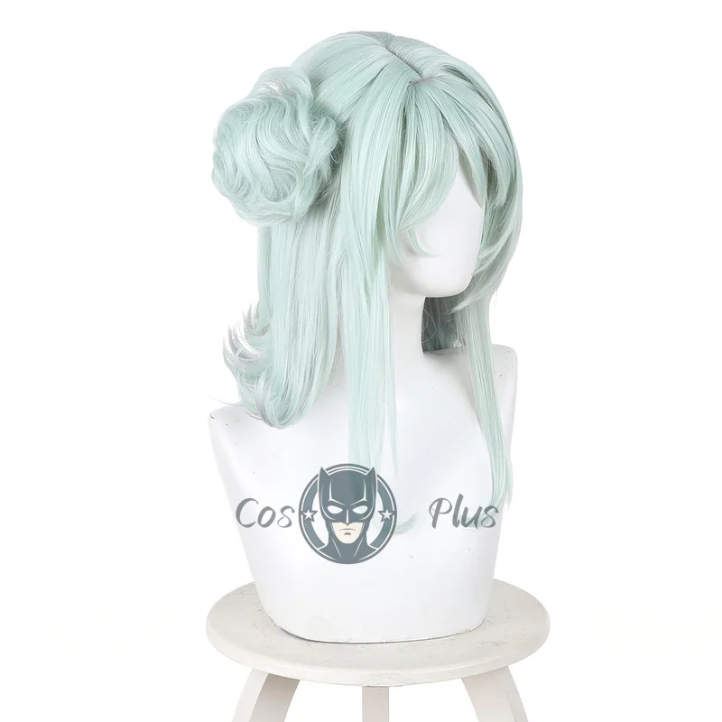 أنيمي واتاناري كوياناجي كاهو شعر مستعار تأثيري أزرق فاتح متموج الشعر أسلاك التوصيل المصنوعة مقاومة للحرارة الباروكات للنساء الفتيات مهرجان غطاء شعر مستعار مجاني #3