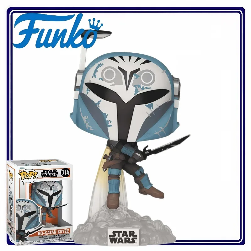 Figura de vinilo Funko POP Star Wars The Mandalorian Bo-Katan Kryze, modelo coleccionable con licencia oficial, adorno artístico para decoración de escritorio