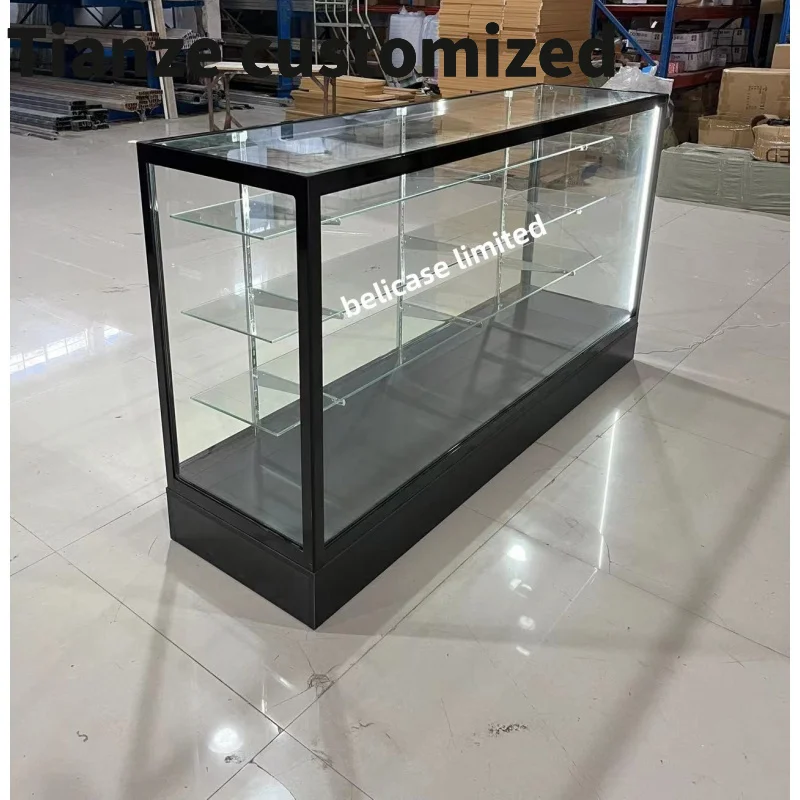 

Customized-70" Full ExtraDisplay Standing Display Counter Retail Book Convenience Store Glass Display Showcase