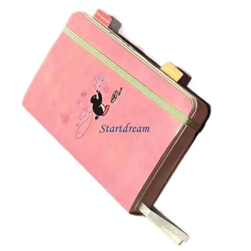 Multipurpose Leather Notebook 360 Pages Writing Notepads Portable Journal For Note Taking Sketching Art Illustrations K92C