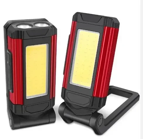 COB floodlight auto repair light LED work light USB charging with magnet folding multifunctional strong light