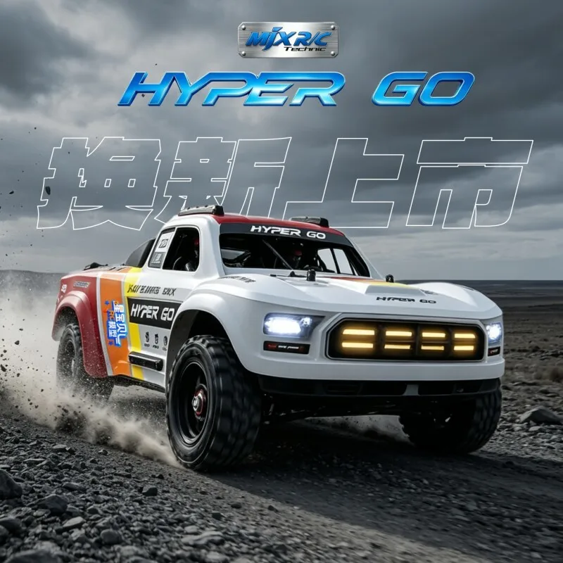 MJX HYPER GO 14211 Racing Car 1/14 Short Truck 45A ESC Brushless Motor 47 KM/H Large Foot 4WD RC Car Remote Control Car Toy Gift