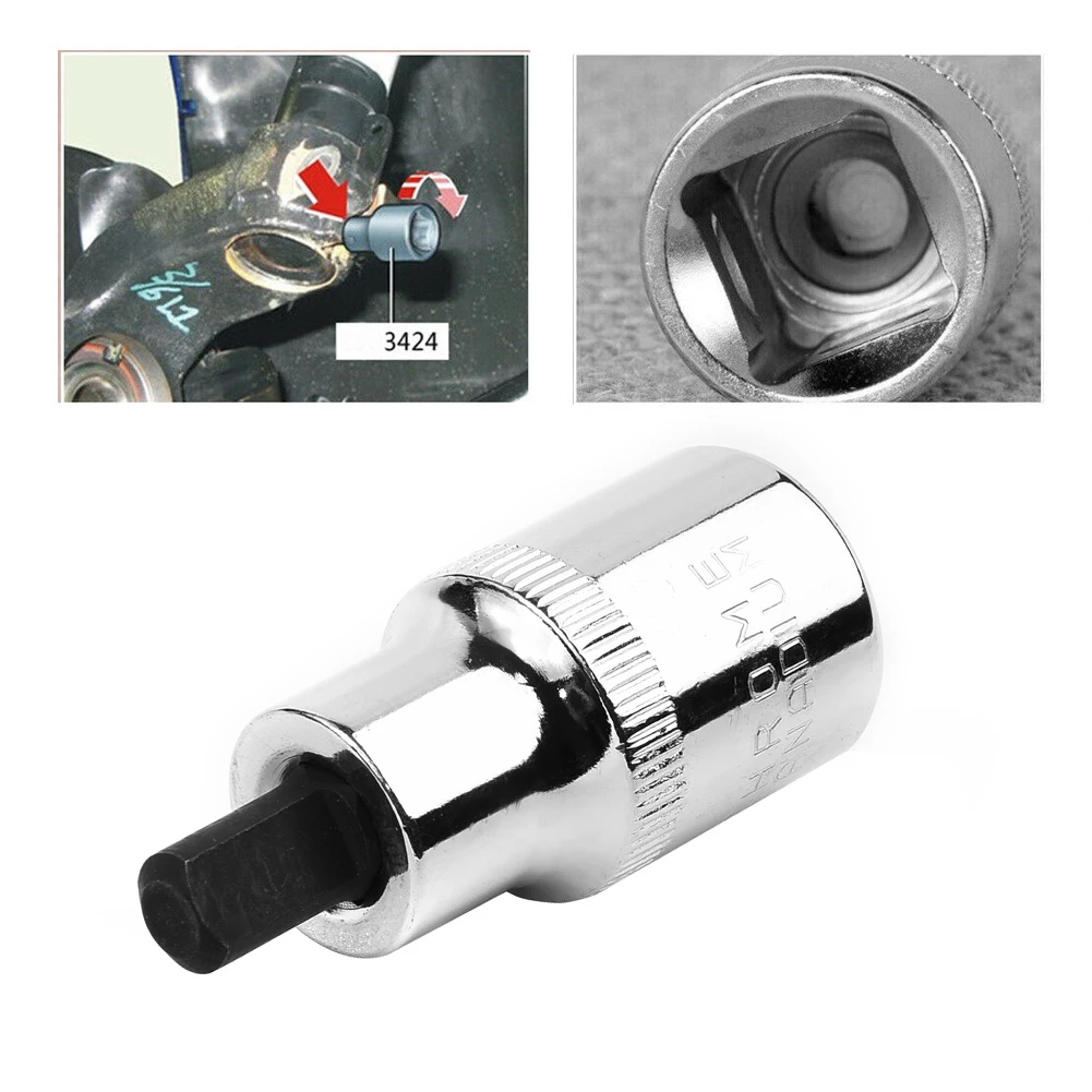 1x Car Suspension Strut Spreader Socket 3424 Special Tool Silver & Black Metal Disassembling Tools For Replacing Struts