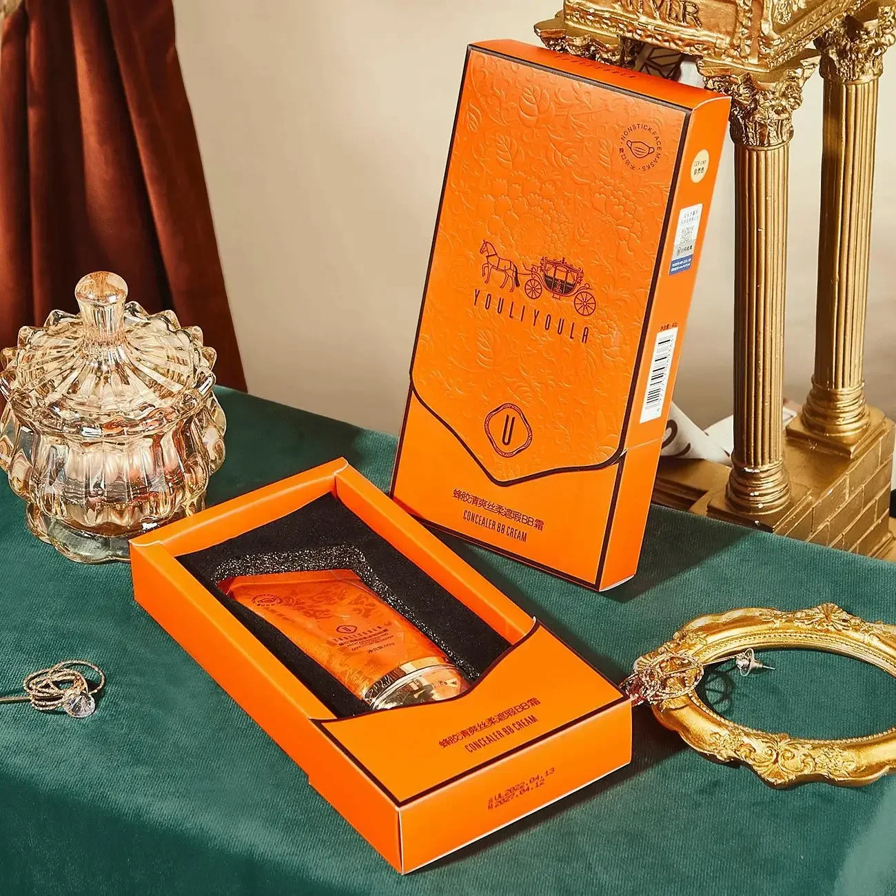 كريم أساس BB كوم كولابينوجو، Base de Maquiagem Hidrata، Cobertura Limpa e Sem Crueldade، Complet e Imperfeita، 1,4 أونصة، 40 جرام #3