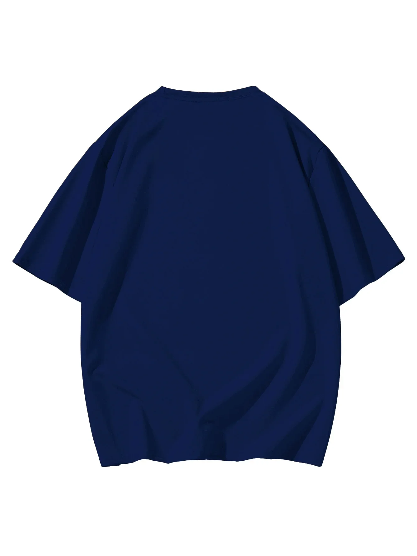 Men's 100% cotton summer loose fit oversized Blessed printed slim fit casual sports round neck short sleeved T-shirt top