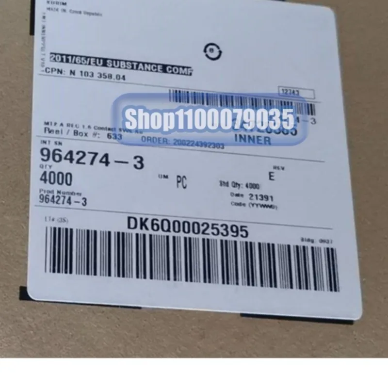 100 pz/lotto 964274-3 964328-1 HCTM12104 HCTM21504 MG610327-5 MG633145 MG640322-5 connettore nuovo originale