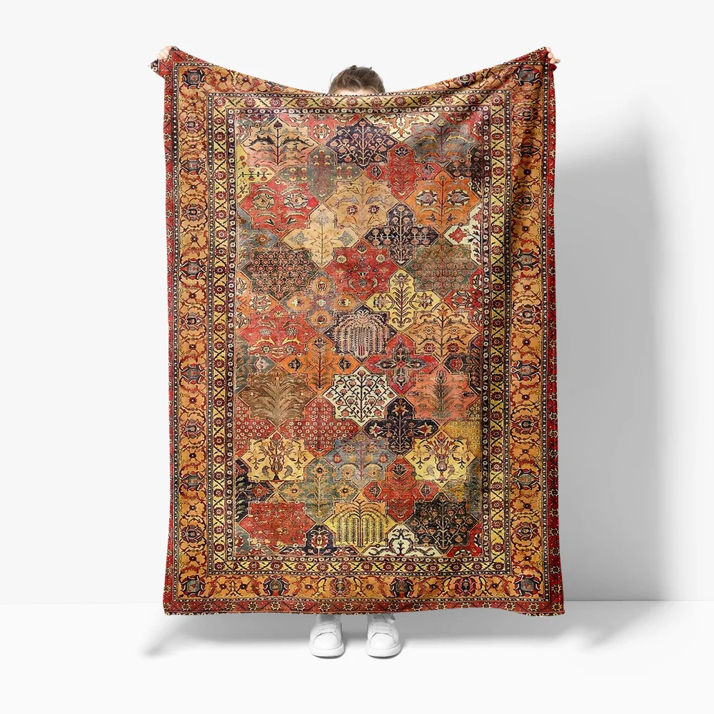 

Винтажный этнический ковер Kilim, марокканский коврик в стиле бохо, одеяло для кровати, декоративный чехол для подушки, домашний декор