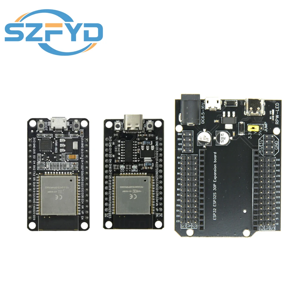 ESP32 Development Board CH340C WiFi+Bluetooth Ultra-Low Power Dual Core ESP32-DevKitC-32 ESP-32 Expansion Board image 4