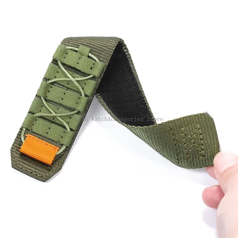 Men Women Strap Quick Fit Nylon WatchBand Colorful Loop Wristband Sport Bracelet Accessory for Samsung Watch Galaxy 7 Ultra 47mm image 2