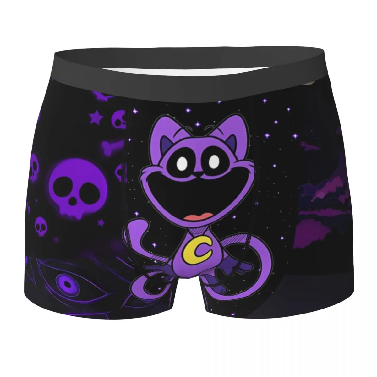 Smiling CatNap Dogday Underwear Male Panties Design Comfortable Boxershorts Hot Sale Boxer Brief Plus Size