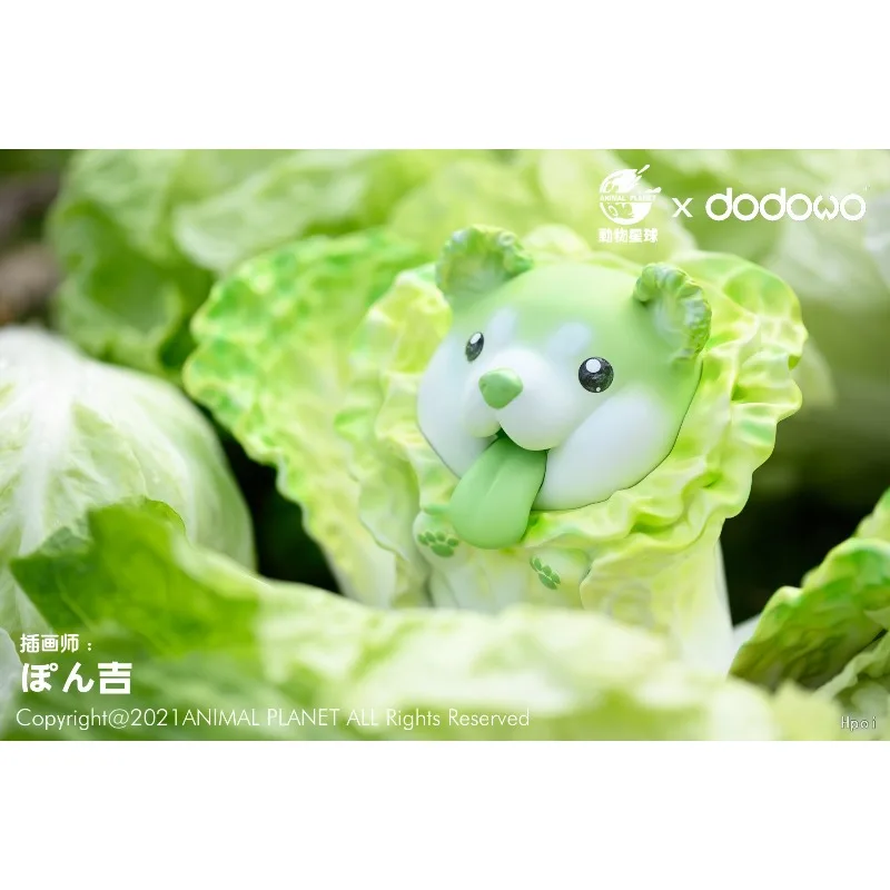 Neue DODOWO Original Tier Planet Obst Elf Blühende Gemüse Hund Modell Handgemachte Statue Ornament Spielzeug Geschenk Spot