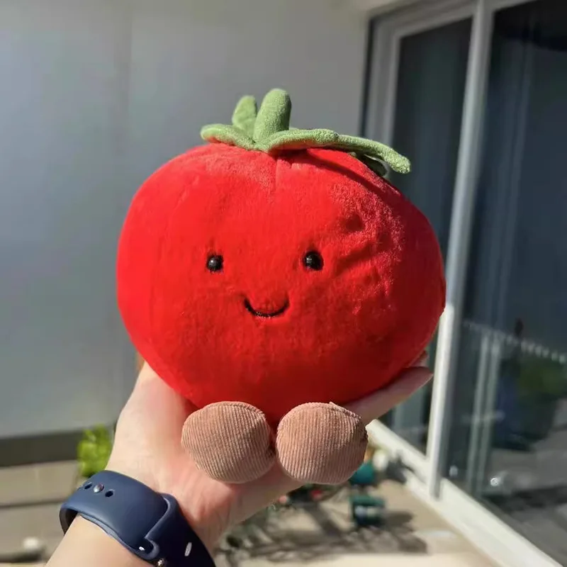 Jellycat Cute Plush Cartoon Figure Tomato Doll Fruit And Vegetable Food Toy Stuffed Plush Decor Birthday Giftsids Birthday Gifts