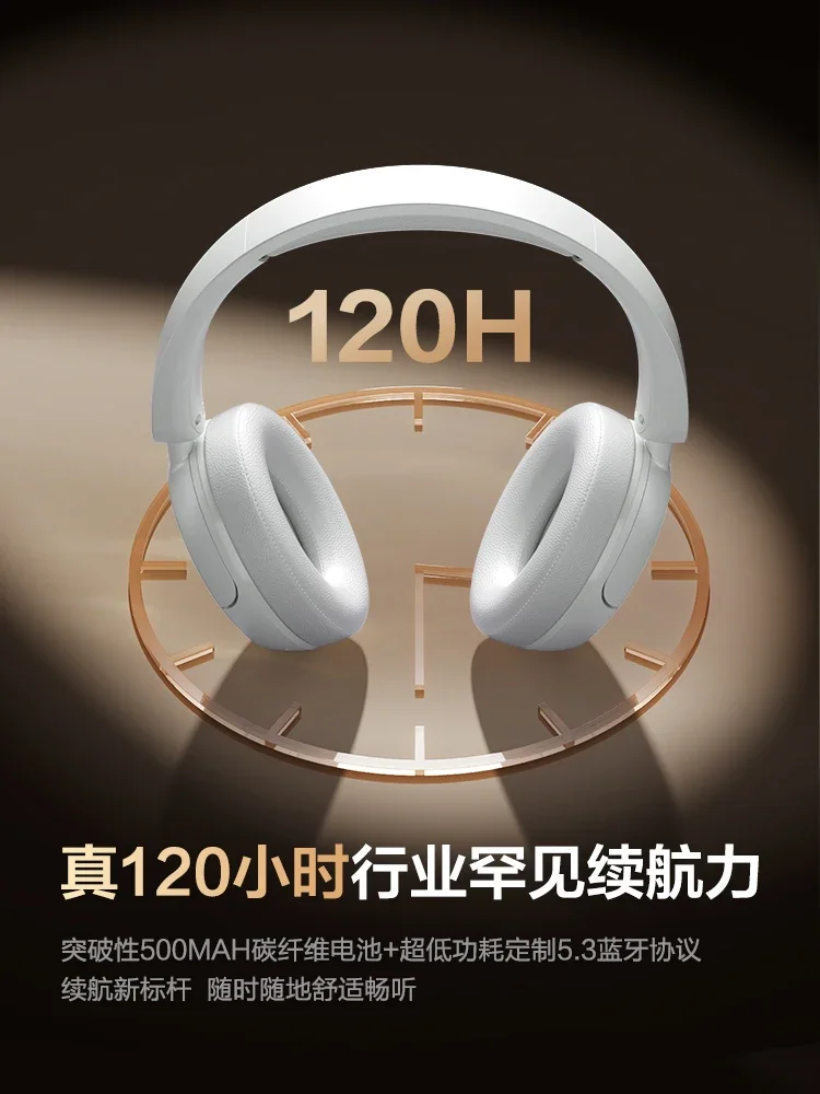 H0 head-mounted wireless bluetooth headset super long battery life human voice noise reduction retro